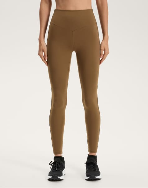 OYSHO Evermove 65cm high rise ankle-length leggings in yellow - view 1