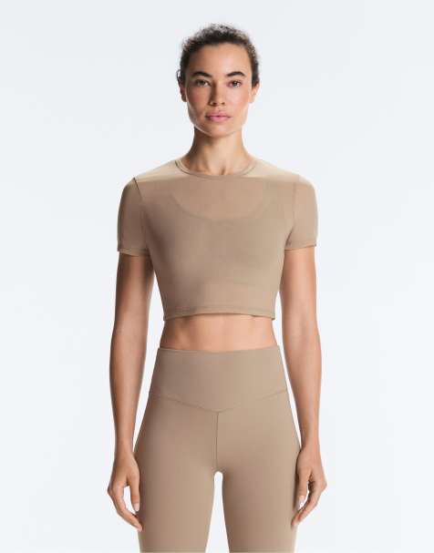 OYSHO - Evermove - Débardeur à manches courtes - Beige - view 1