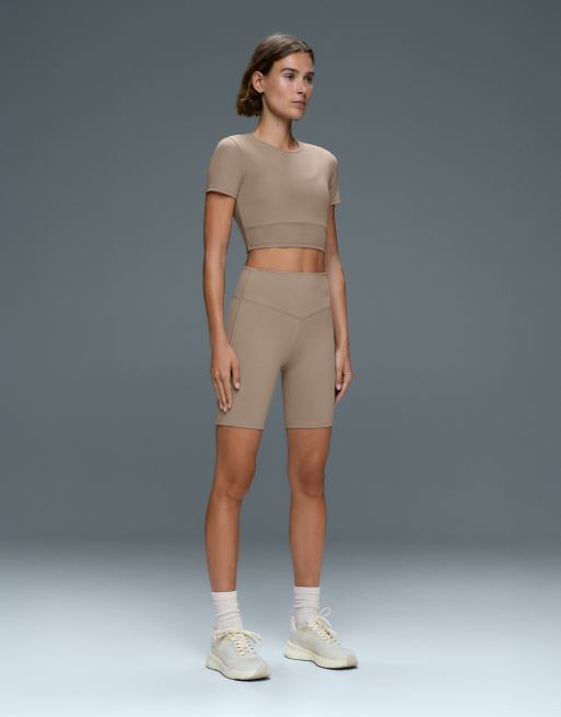 OYSHO - Evermove - Débardeur à manches courtes - Beige, 2 de 7