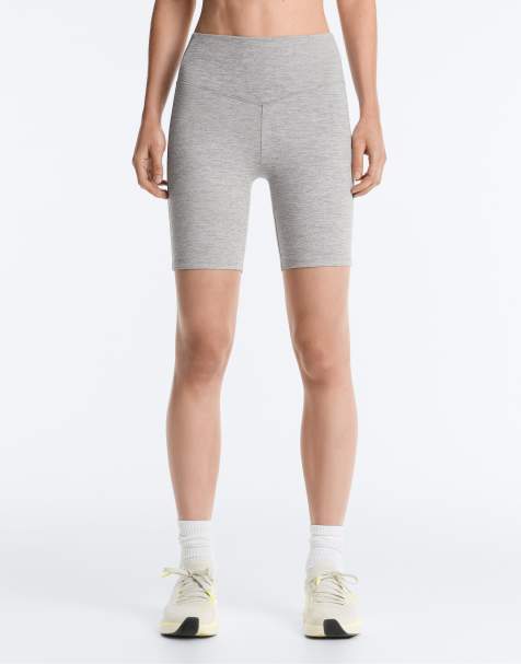 OYSHO – Evermove – Gråmelerade, korta leggings med hög midja, 20cm - view 1