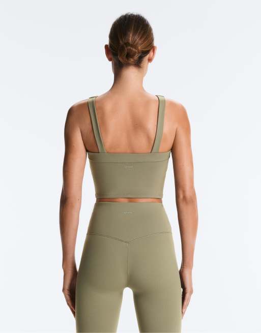 OYSHO - Evermove - Kakigrøn tanktop med stropper, 3 af 4