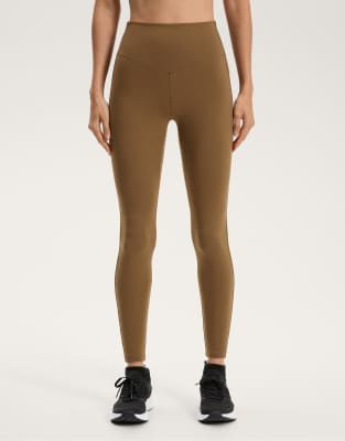 OYSHO - Evermove - Knöchellange Leggings in Gelb mit hohem Bund, 65 cm