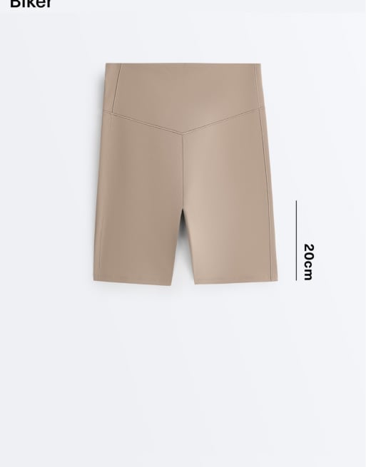 OYSHO - Evermove - Legging court 20 cm - Beige, 6 de 7