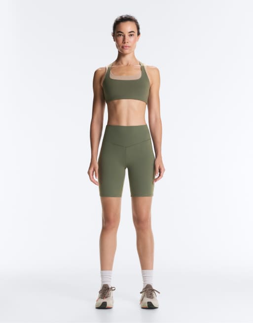 OYSHO - Evermove - Legging court 20 cm - Kaki militaire, 2 de 7