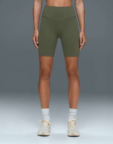 OYSHO - Evermove - Leggings corti da 20 cm kaki militare - view 1