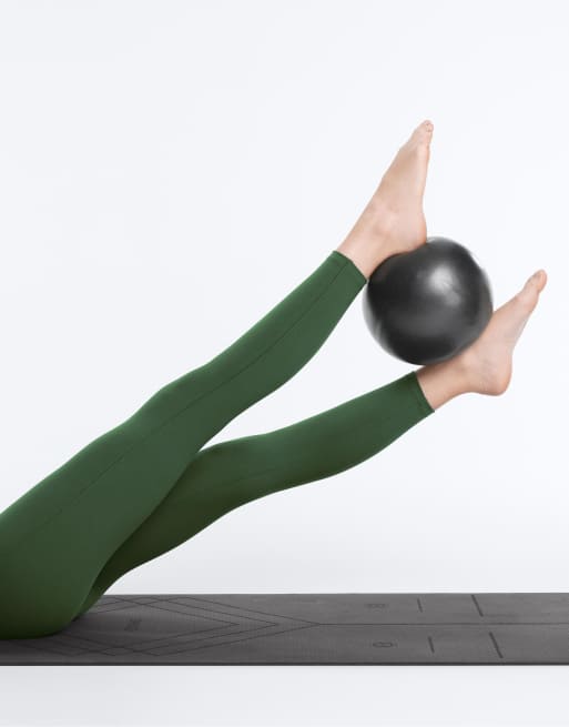 OYSHO - Evermove - Leggings da 65 cm alla caviglia verdi a vita alta, 3 di 4