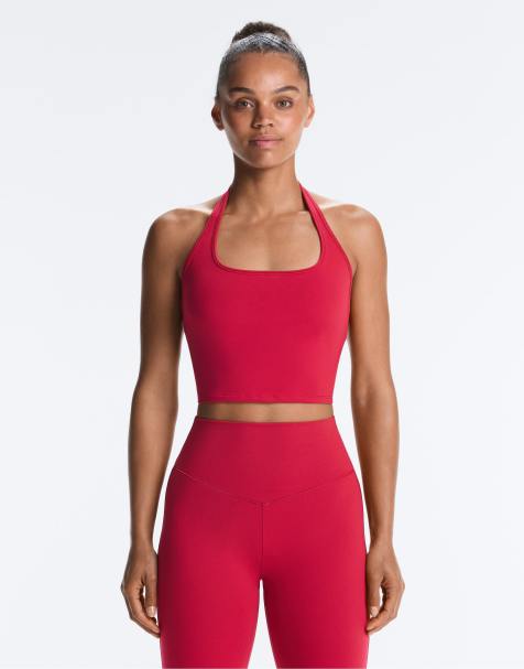 OYSHO - Evermove - Rød tanktop med halterneck - view 1