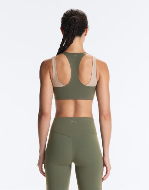 OYSHO - Evermove - Soutien-gorge de sport double effet maintien moyen - Kaki militaire - view 1