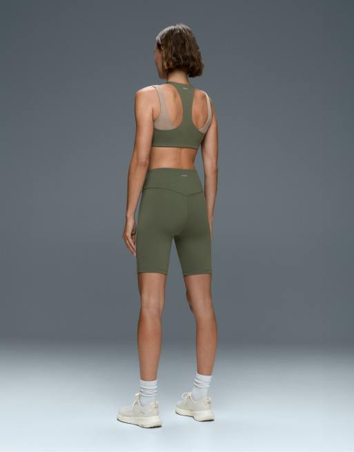 OYSHO Evermove sports-BH med medium støtte og dobbelt effekt i militær khaki, 4 af 7