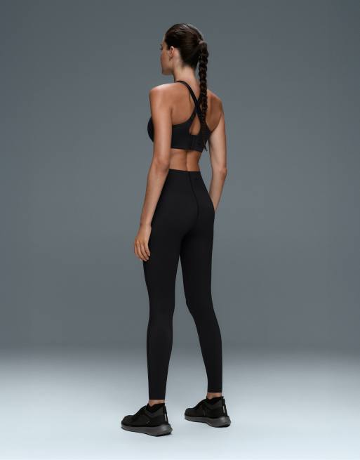 Oysho - Extra Compressive Core-control - Leggings neri extra modellanti sulla pancia da 65 cm, 4 di 7