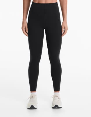 Oysho - Extra Compressive Raise Up - Knöchellange Leggings in Schwarz, 65 cm