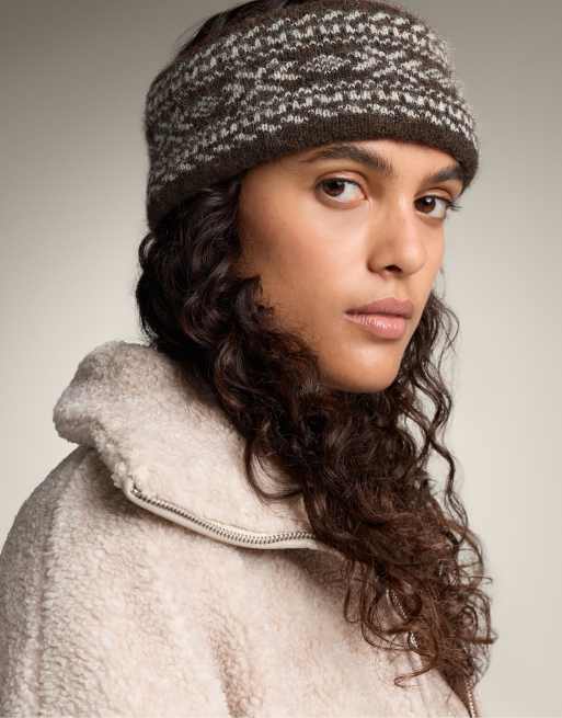 OYSHO - Fascia marrone jacquard