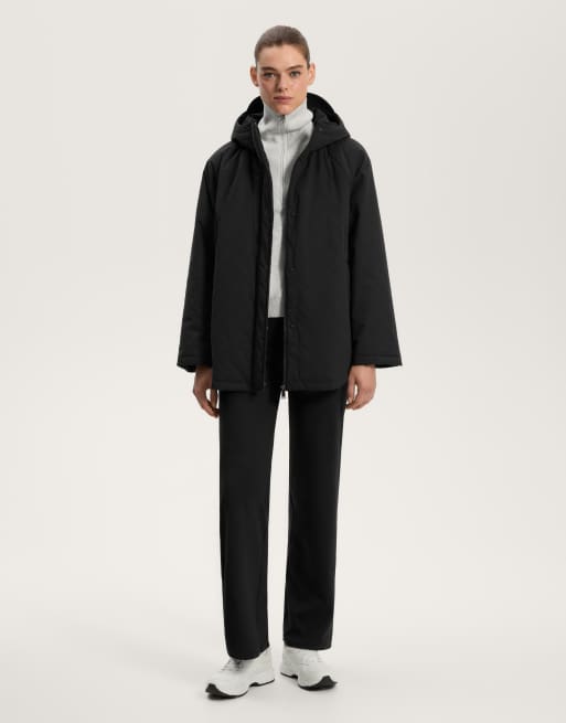 OYSHO Fellex® aerogel 3k waterproof padded jacket in black ASOS