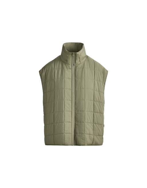 OYSHO Fellex® aerogel boxy vatteret vest i grøn, 6 af 7