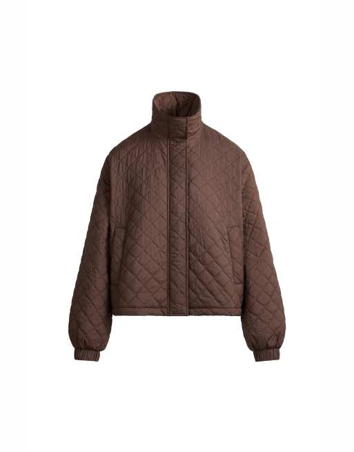 OYSHO Fellex® aerogel kort vatteret jakke i cocoa, 5 af 5