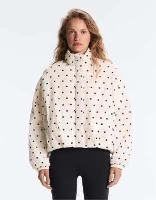 Oysho - Fellex® Aerogel - Veste matelassée imperméable à pois - Écru pâle-Neutre