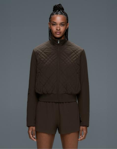 OYSHO Fellex® bomber imbottito tecnico marrone - view 1