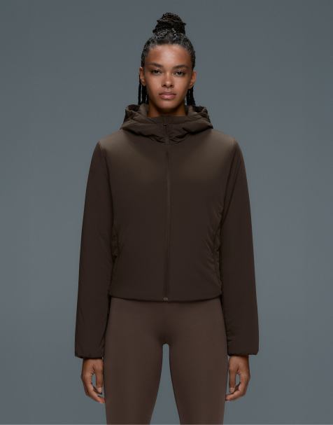 OYSHO Fellex® veste technique matelassée coupe carrée marron - view 1