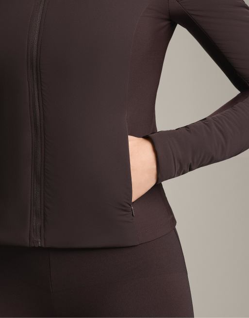 OYSHO - Fellex® Volcanic - Giacca imbottita marrone scuro, 2 di 4