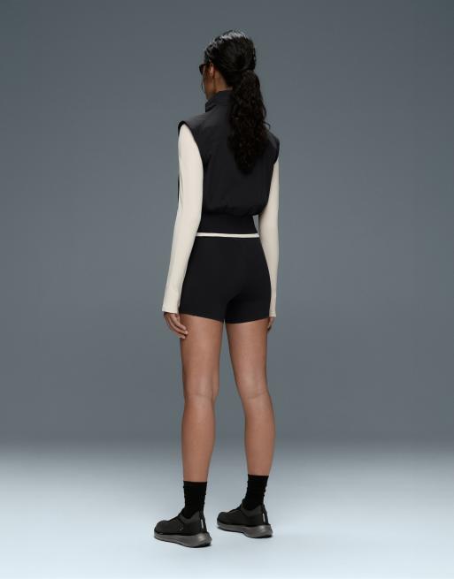 OYSHO Fellex® volcanic padded technical gilet in black, 4 of 6