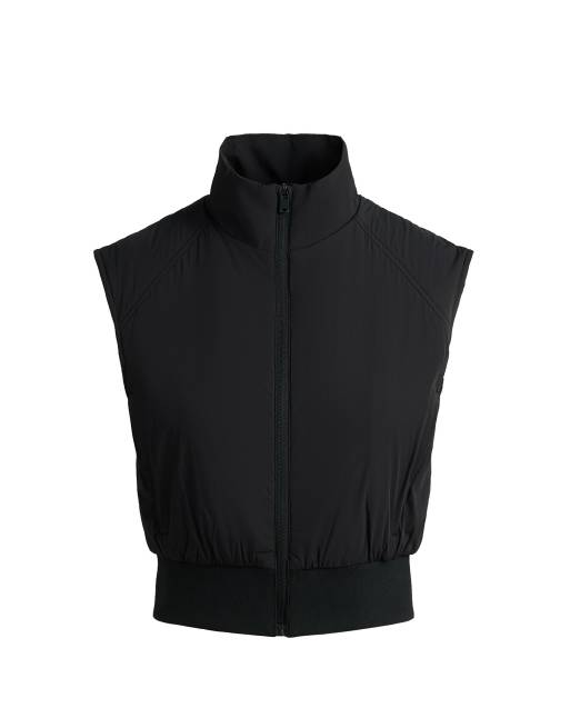 OYSHO Fellex® volcanic padded technical gilet in black, 6 of 6
