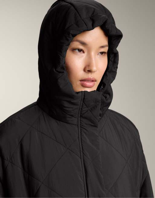 OYSHO Fellex® waterrepellent padded jacket with aerogel in black, 2 of 4