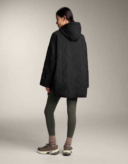 OYSHO Fellex® waterrepellent padded jacket with aerogel in black, 3 of 4