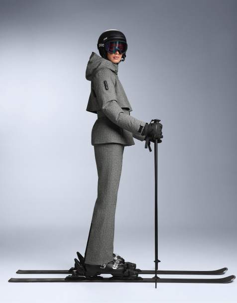 OYSHO Fellex? wool blend ski water-resistant ski set in anthracite grey - view 1