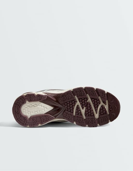 OYSHO flerdelade fritidssneakers i silverfärg, 7 av 7