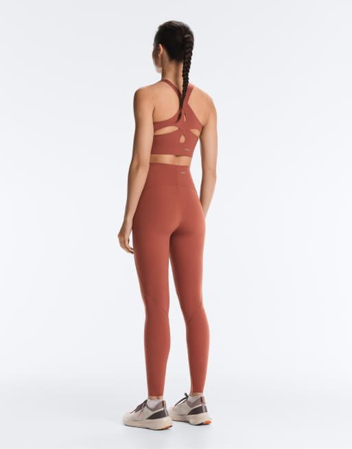 OYSHO - Fliserød let sports-BH med medium støtte, 2 af 4