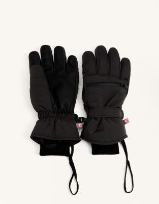 OYSHO - Funktionale Skihandschuhe aus Primaloft-Material in Schwarz