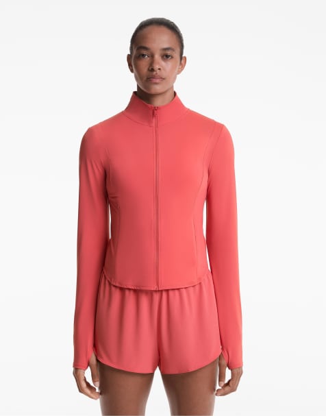 Oysho – Funktionsjacke aus kühlendem Material in Orange - view 1