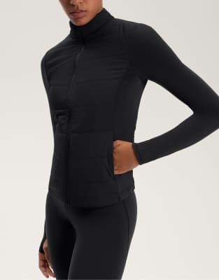 OYSHO - Funktionsjacke in Schwarz mit vulkanischem Fellex-Futter