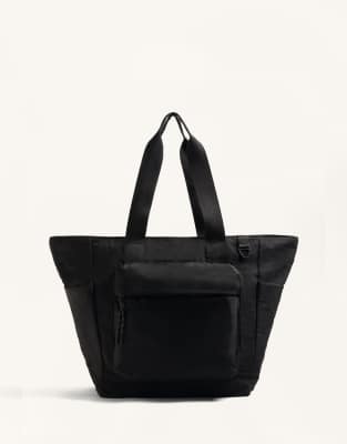 OYSHO - Funktionstasche in Schwarz mit Fronttasche