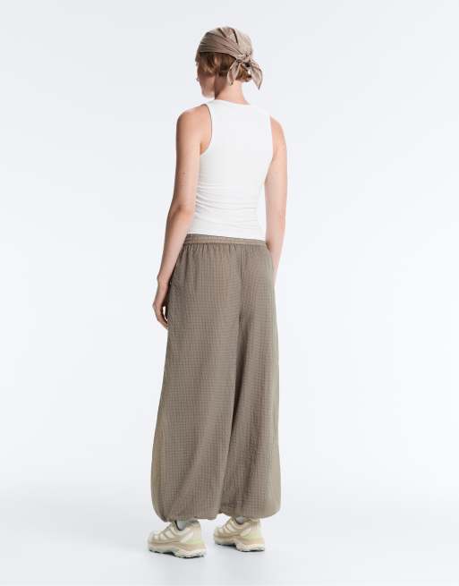 OYSHO geripptes Tanktop aus Modal-Mix in Wollweiß, 4 von 4