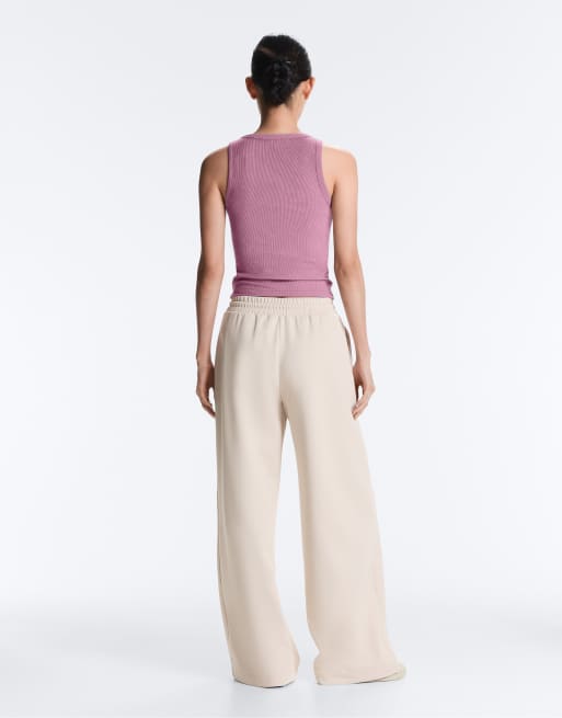 OYSHO – Geripptes Tanktop aus Modalmix in Rosa, 3 von 4