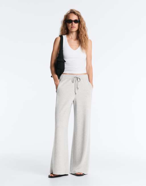 OYSHO – Geripptes Tanktop aus Modalmix in Weiß, 4 von 4