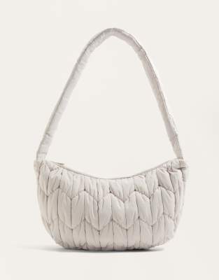 OYSHO - Gesteppte Umhängetasche in Steinbeige-Neutral