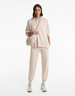 OYSHO - Gestrickte Jogginghose in Grau