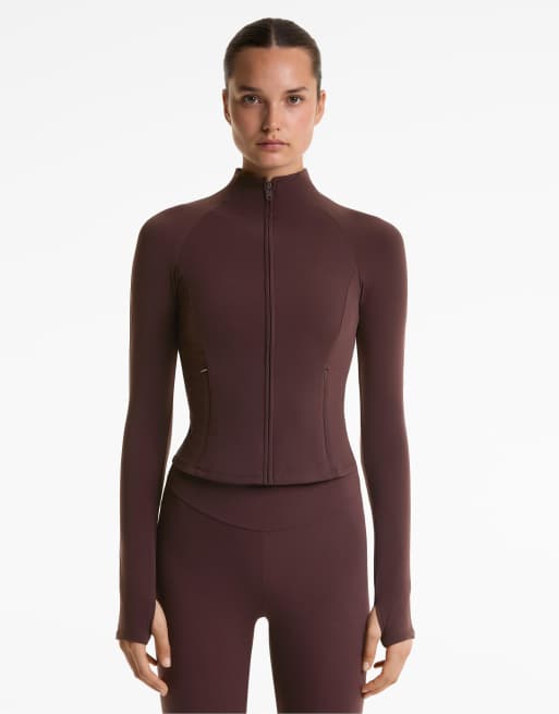 Oysho - Giacca calda e leggera marrone