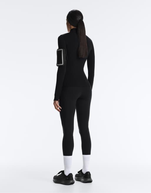 Oysho - Giacca calda e leggera nera, 3 di 4