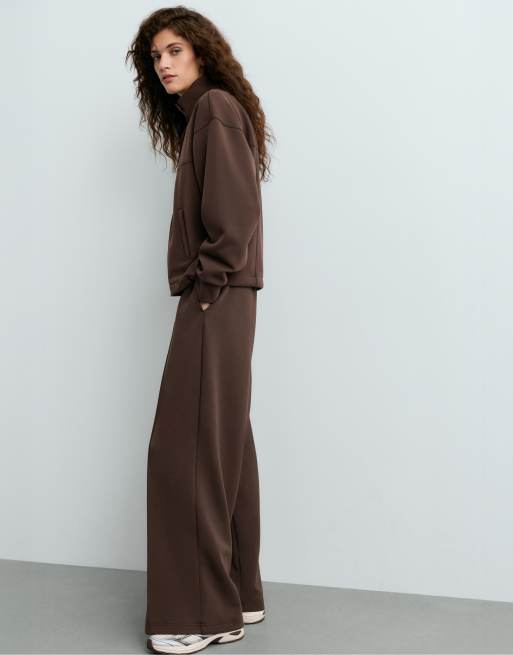 OYSHO Giacca corta in modal marrone, 5 di 6