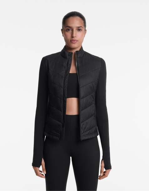 Oysho - Giacca da corsa nera con imbottitura Fellex® Volcanic - view 1