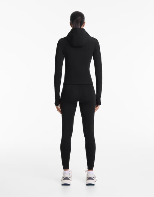 Oysho - Giacca imbottita nera con imbottitura Fellex® Volcanic, 4 di 4