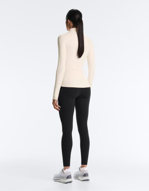 OYSHO - Giacca tecnica light-warm con cuciture écru pallido, 4 di 4