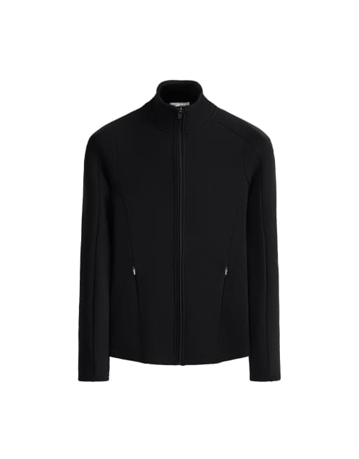 OYSHO giacca tecnica super calda nera, 5 di 5