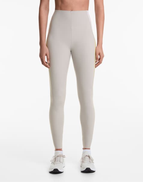 Oysho – Grå, ankellånga leggings med kompression och bålkontroll, 65cm - view 1