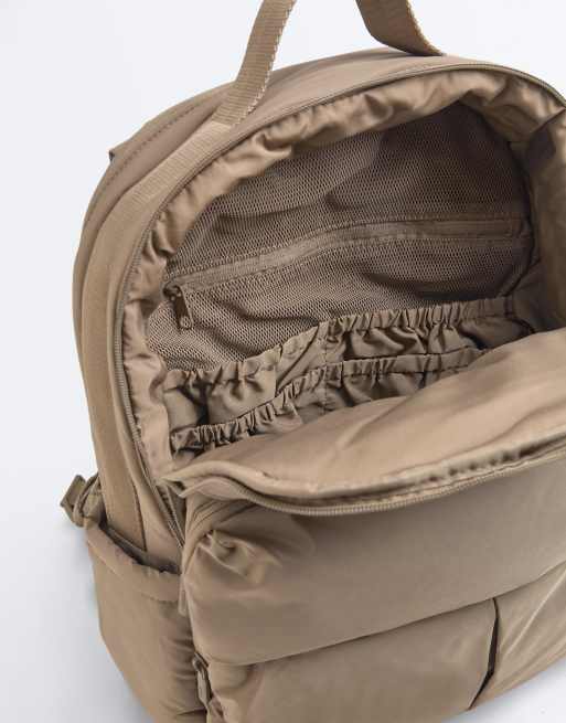 OYSHO – Großer Maternity-Rucksack in Toasted Brown, 4 von 4