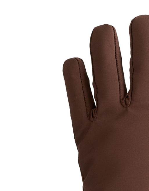 OYSHO guanti imbottiti Primaloft® marroni, 3 di 3