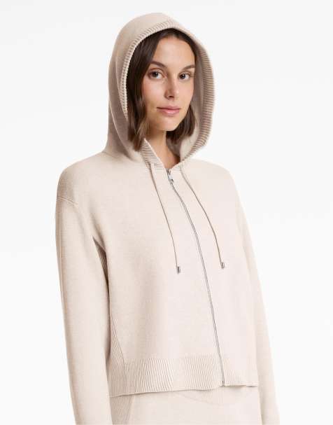 OYSHO Hooded cardigan in grey - view 1